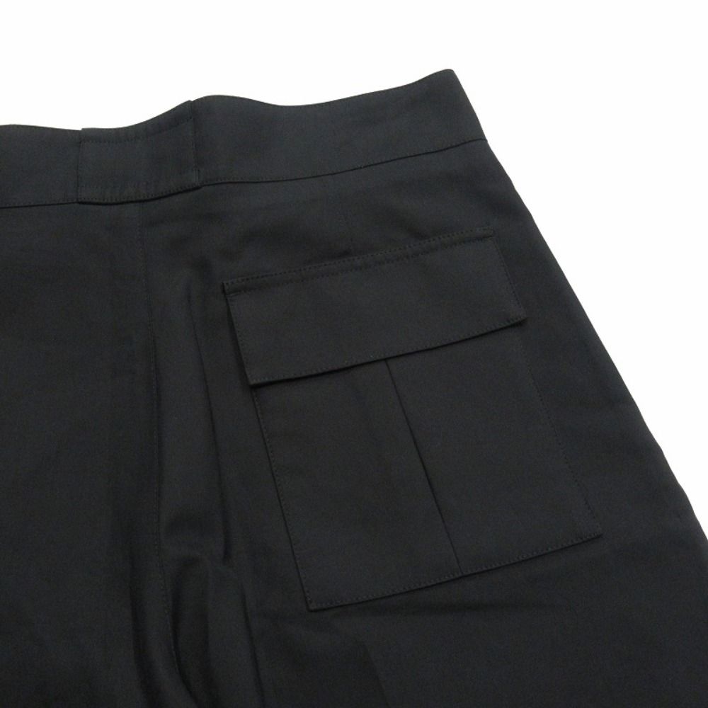 Dior Rollaco Star Cdlogo Buckle Belt Woven Shorts Wide Cargo XS Black