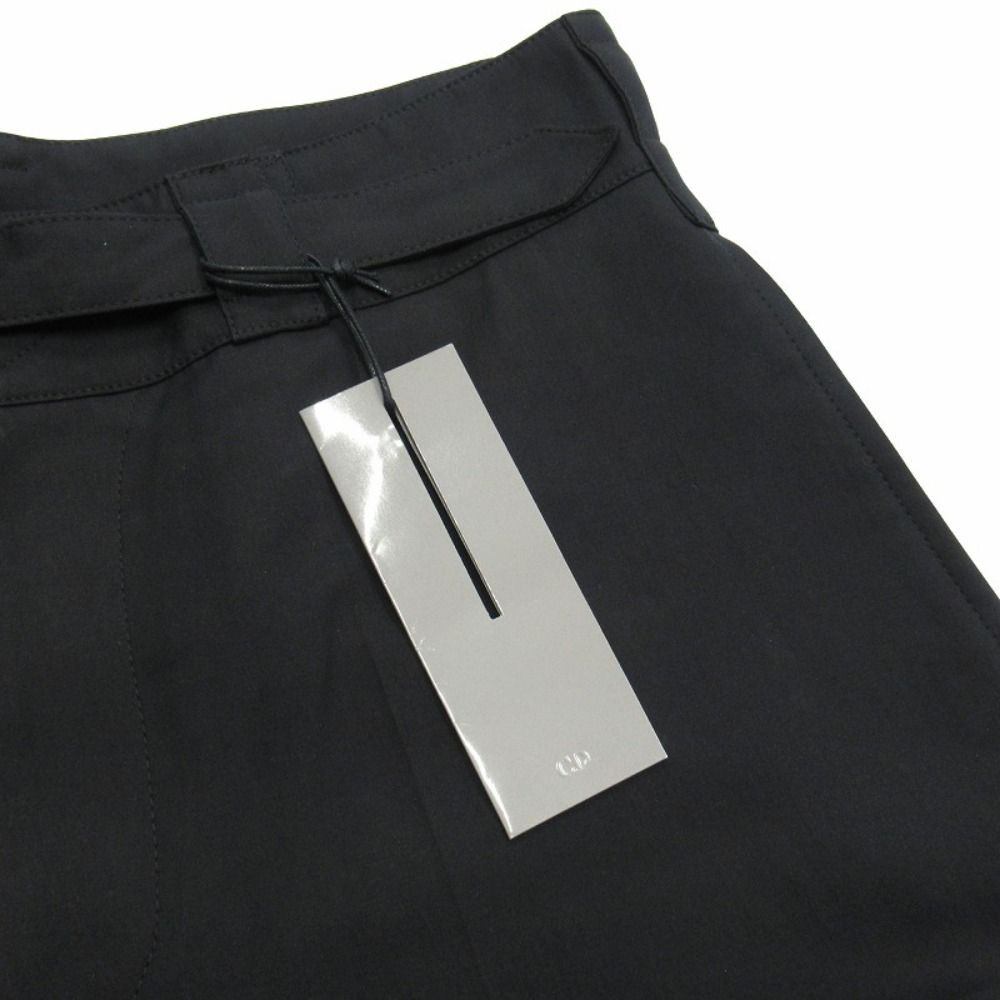 Dior Rollaco Star Cdlogo Buckle Belt Woven Shorts Wide Cargo XS Black