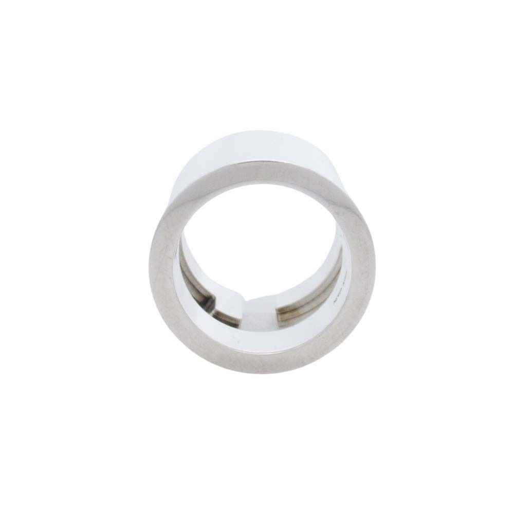 Gucci Cutout Wide Ring Logo Silver