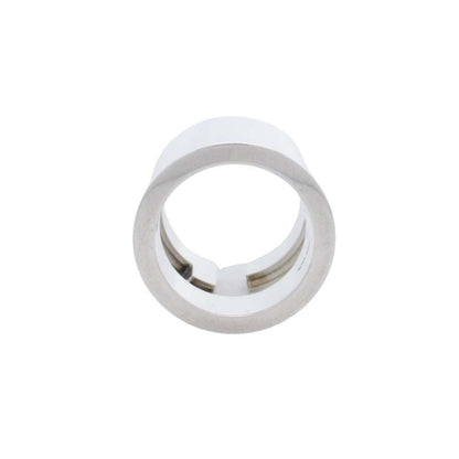 Gucci Cutout Wide Ring Logo Silver