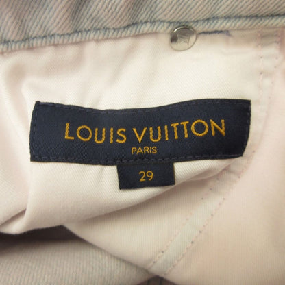 Louis Vuitton Wide Denim Pants Jeans Bree Chi Processing Flap Pocket Light Pink