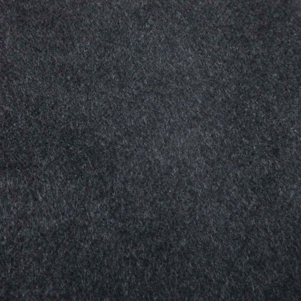 Dior Cashmere Melton Star Coat Double Peaked Lapel 36 Dark Gray
