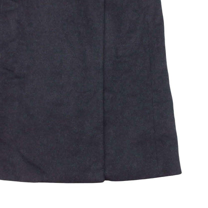 Dior Cashmere Melton Star Coat Double Peaked Lapel 36 Dark Gray