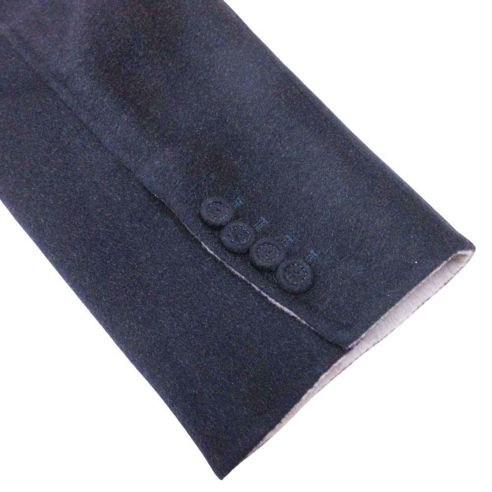 Dior Homme Wool Double Face Star Coat Jacket 44 Navy
