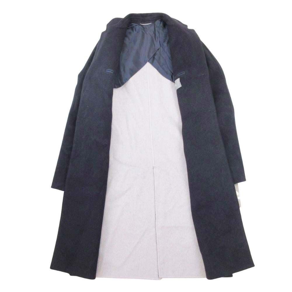 Dior Homme Wool Double Face Star Coat Jacket 44 Navy