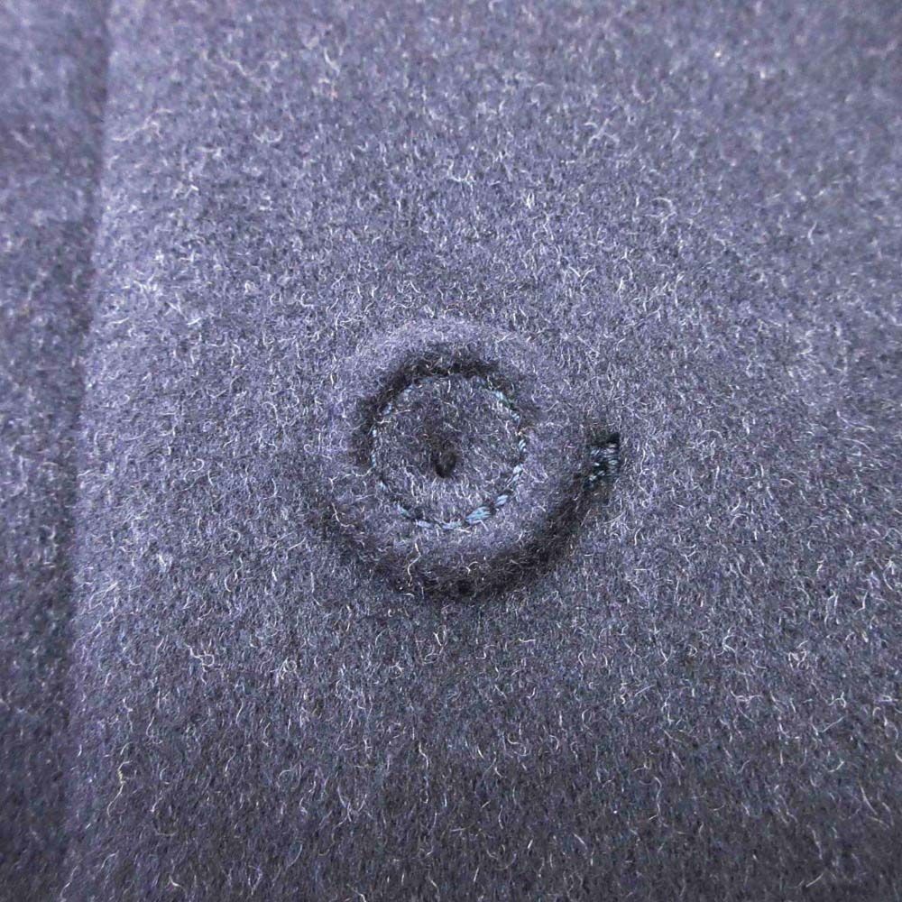 Dior Homme Wool Double Face Star Coat Jacket 44 Navy