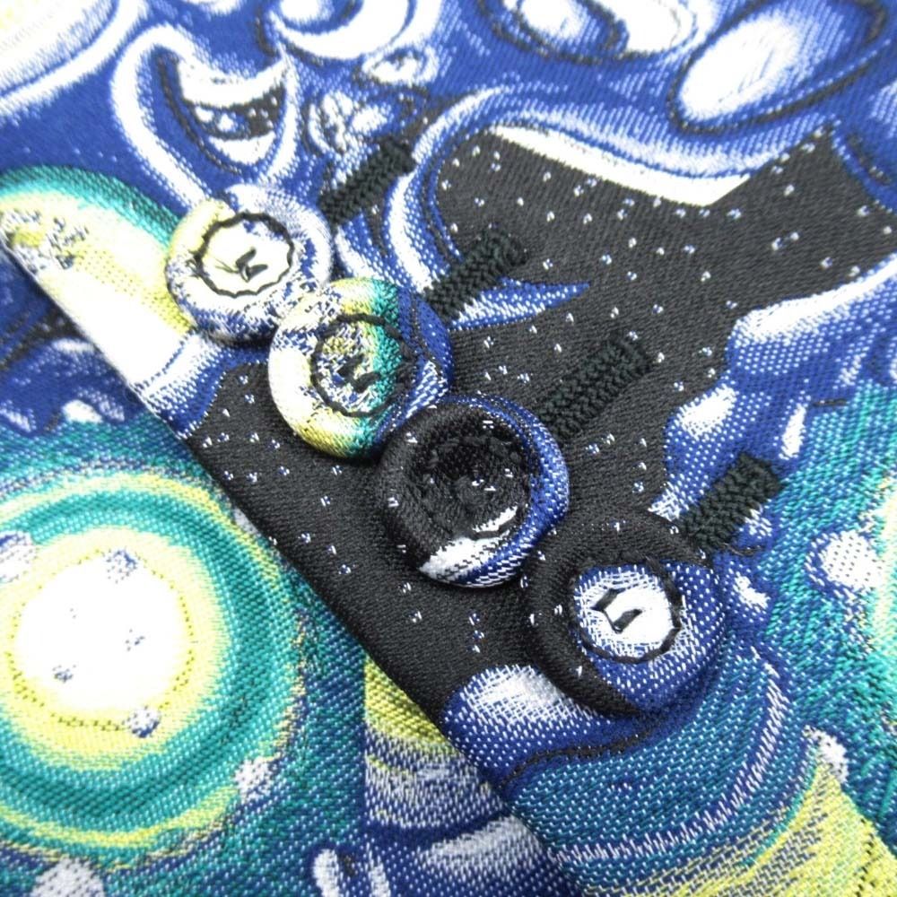 Dior Homme Kenny Shaft All Over Pattern Jacquard Zip Jacket 50 Blue