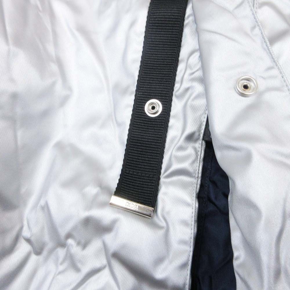 Dior Homme Descente Collaboration Capsule Collection Reversible Coat 46 Silver