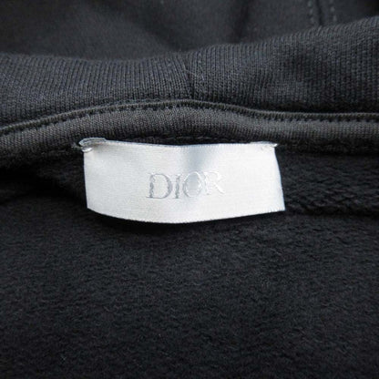 Dior Homme Cdlogo Embroidery Hoodie Sweatshirt Fleece Lining Pullover S Black