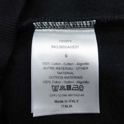 Dior Homme Cdlogo Embroidery Hoodie Sweatshirt Fleece Lining Pullover S Black