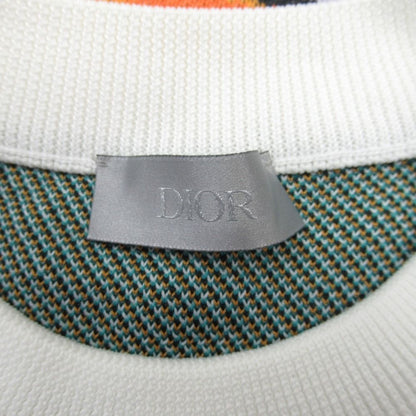 Dior Homme Kenny Shaft All Over Knit Shirt Short Sleeve Sweater Top XS Multicolo