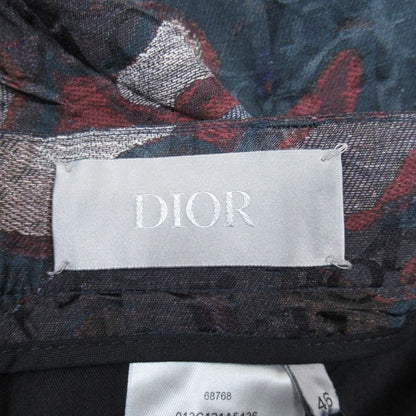 Dior Homme Peter Doig Oblique All Over Pattern Shorts Bermuda Pants 46 Navy
