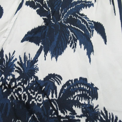Dior Palm Tree Side Logo Jacquard Shorts 40 Navy