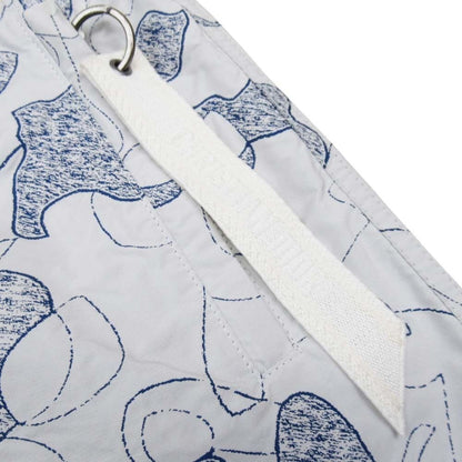 Dior Around the World All Over Pattern Shorts 34 Light Gray Navy