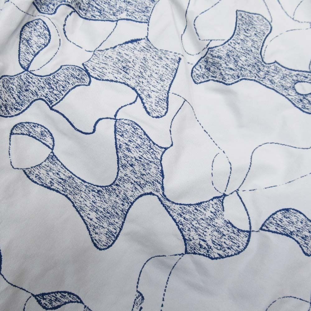 Dior Around the World All Over Pattern Shorts 34 Light Gray Navy