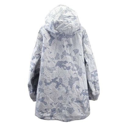 Dior Around the World Anorak Hoodie XS Light Gray Navy