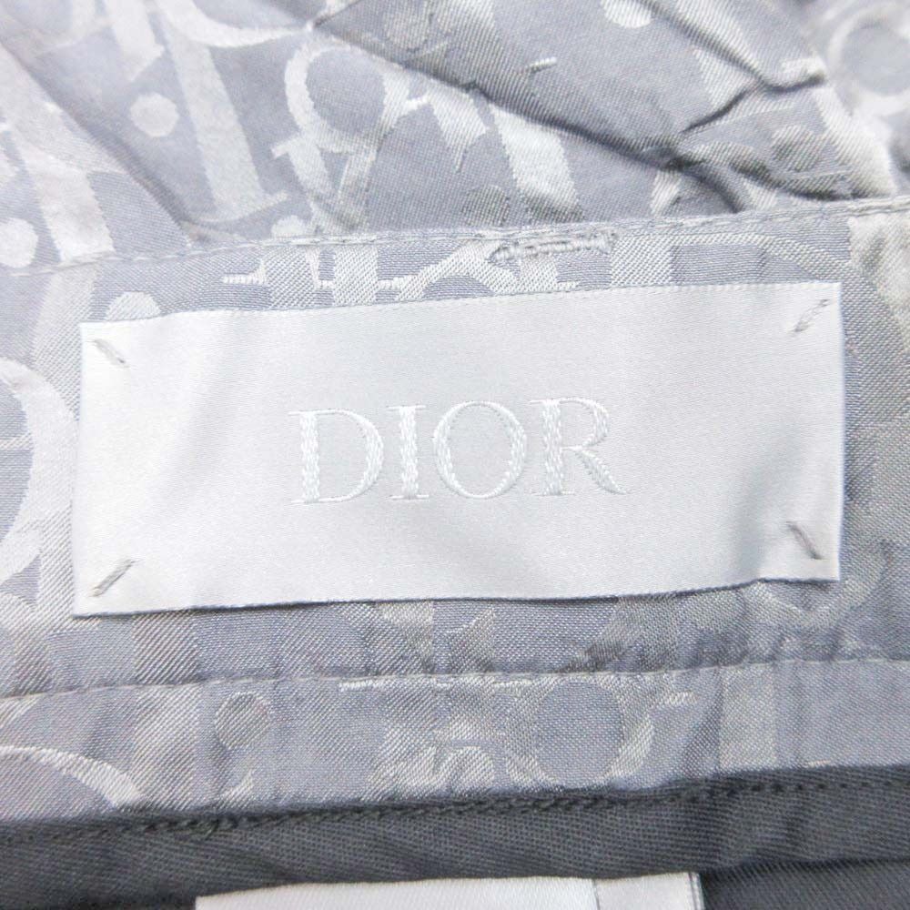 Dior Homme Oblique All Over Pattern Shorts Bermuda Pants Short 48 Gray