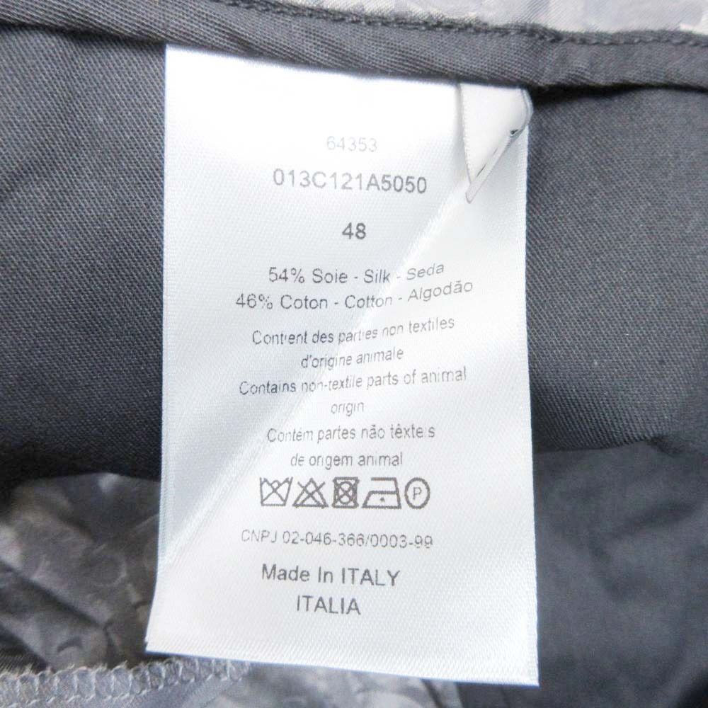 Dior Homme Oblique All Over Pattern Shorts Bermuda Pants Short 48 Gray