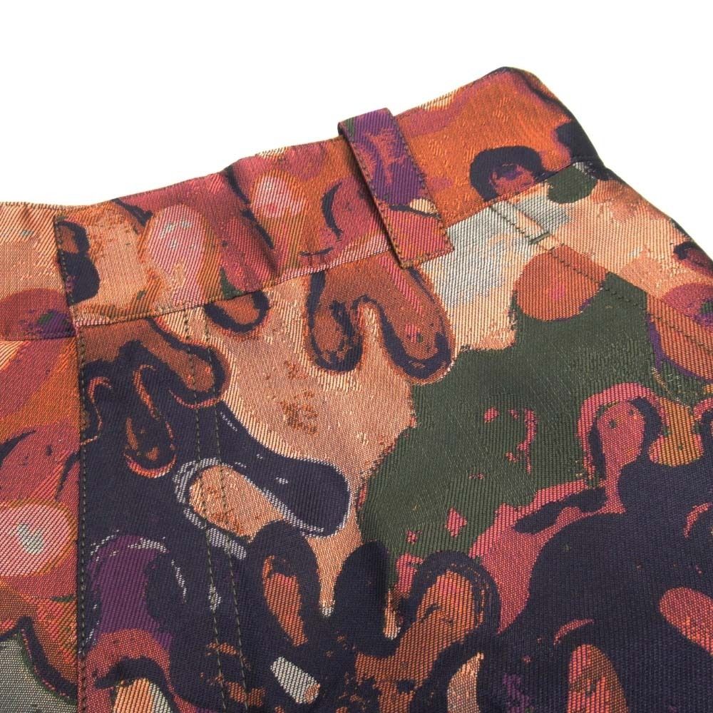 Dior Homme Peter Doig Allover Jacquard Cargo Pants Archive 46 Brown