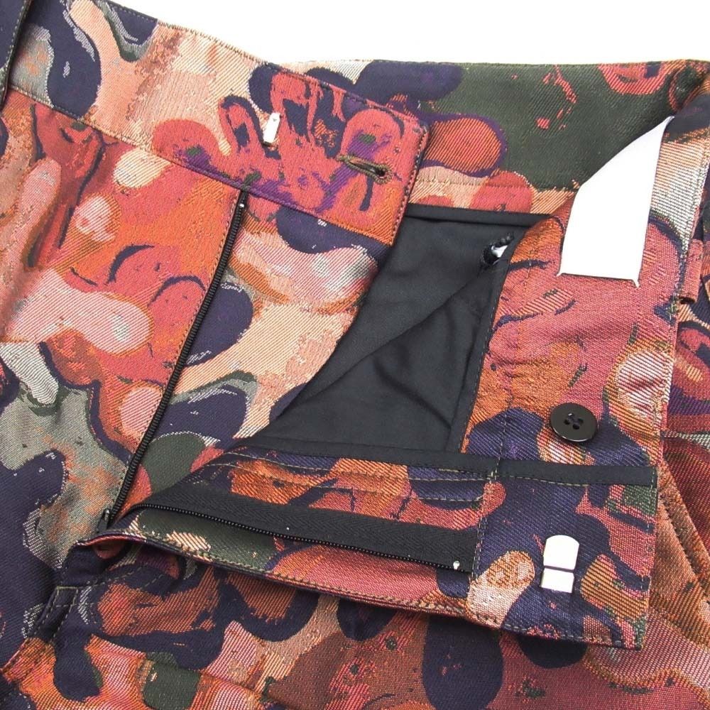 Dior Homme Peter Doig Allover Jacquard Cargo Pants Archive 46 Brown