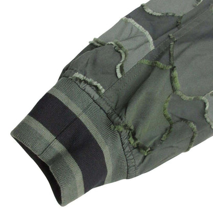 Dior Camouflage Jacquard Bomber Jacket 36 Khaki
