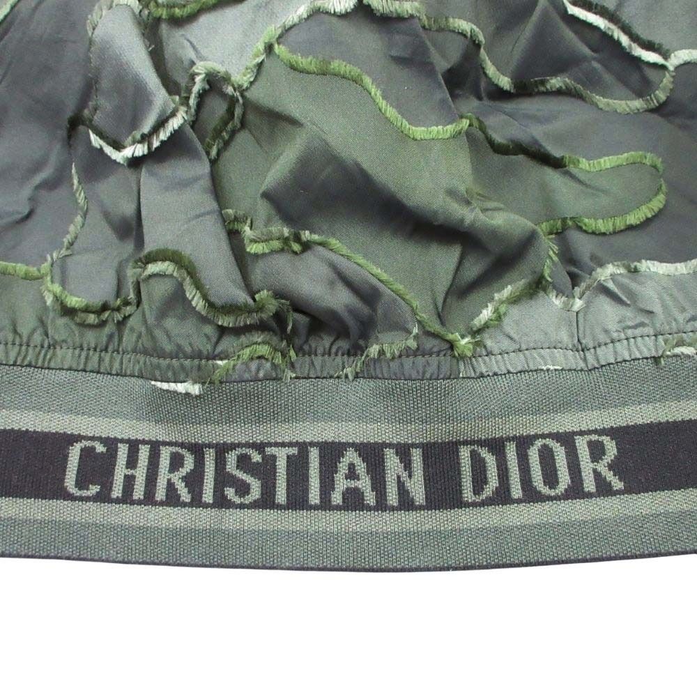 Dior Camouflage Jacquard Bomber Jacket 36 Khaki