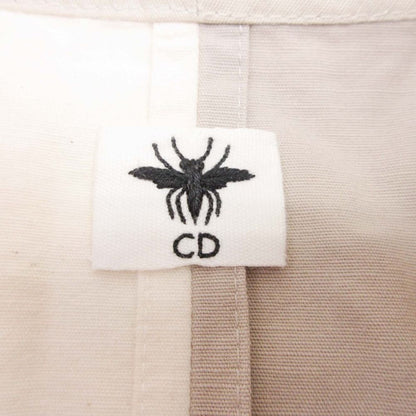 Dior Patchwork Waist Mark Jacket Bee Embroidery 36 Beige