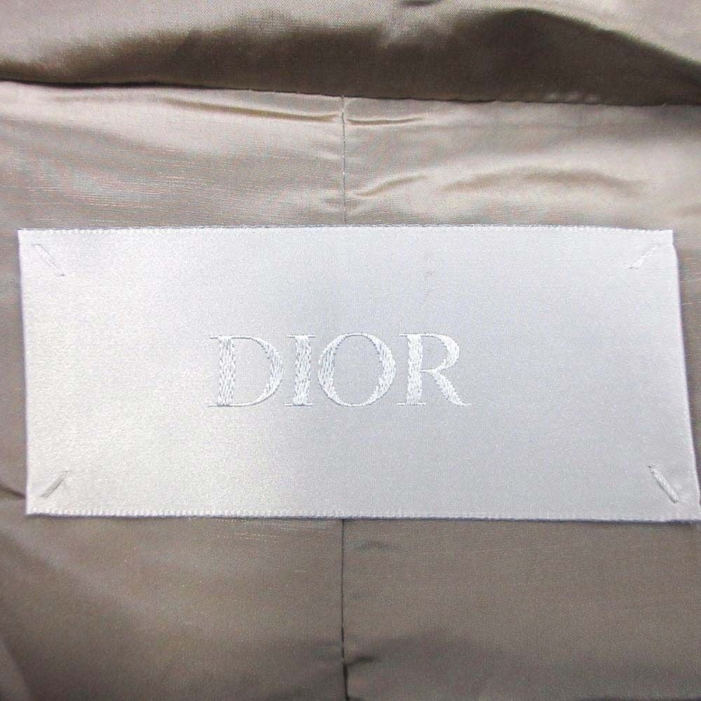 Dior Homme Nylon Anorak Jacket Oblique Pullover Half Zip 48 Khaki