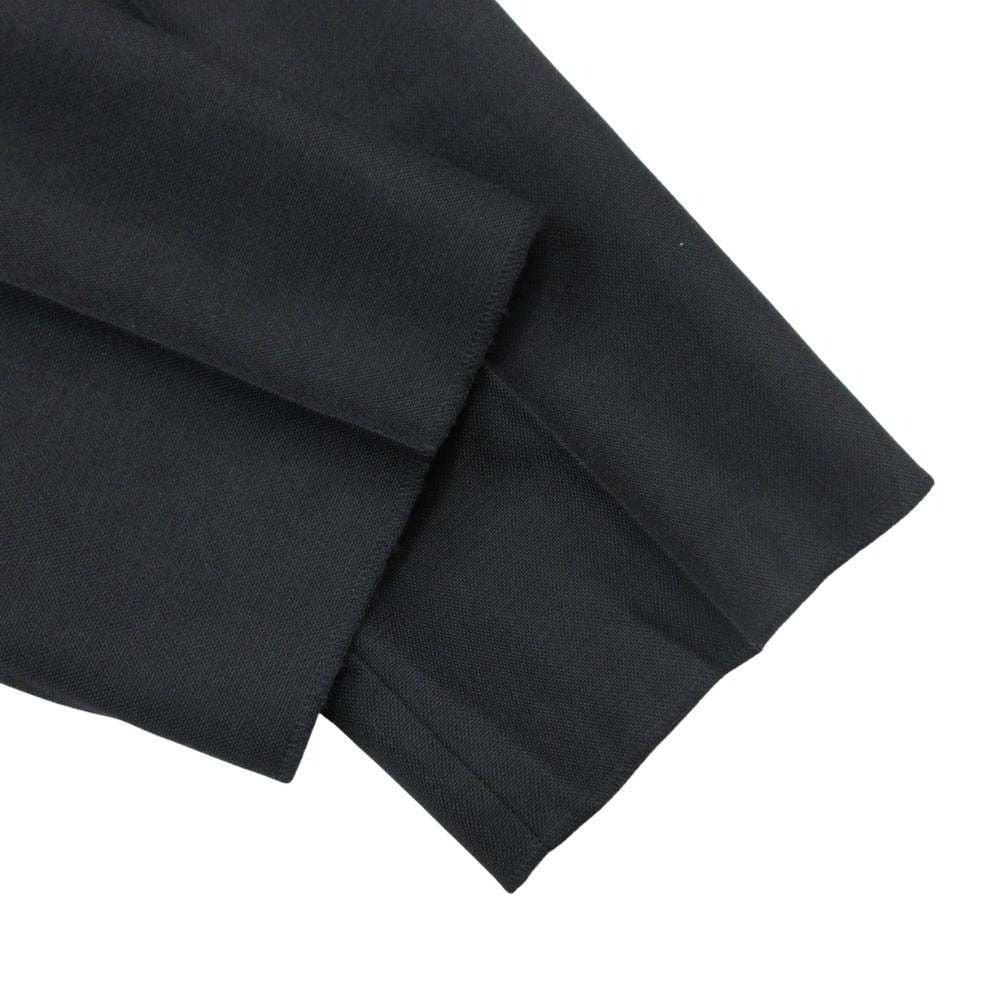 Dior Homme Wool Mohair Trousers Pants Pleated No Tuck 44 Black