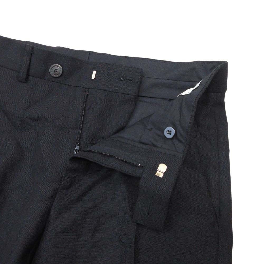 Dior Homme Wool Mohair Trousers Pants Pleated No Tuck 44 Black