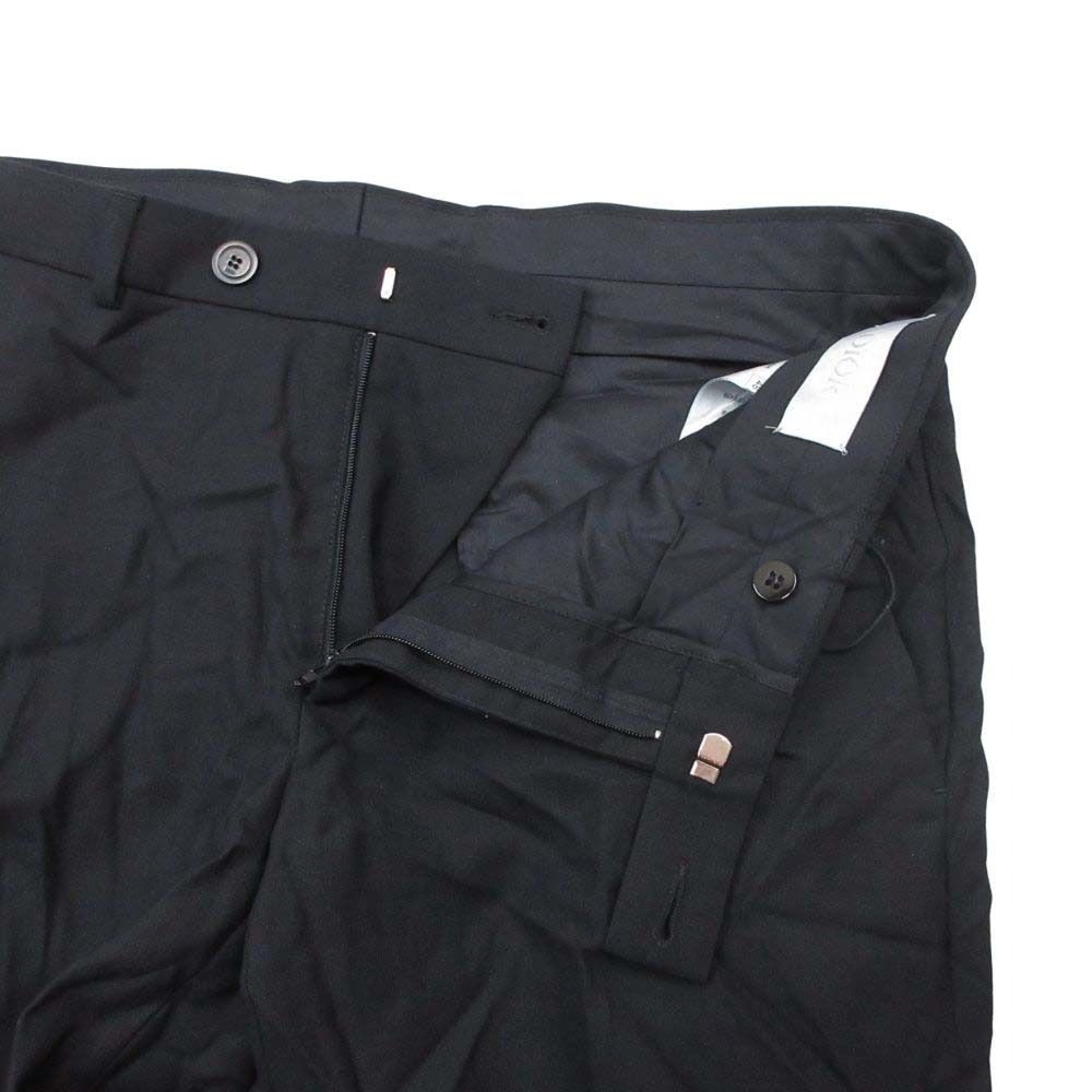 Dior Homme Wool Trousers Pants Pleated No Tuck 48 Black