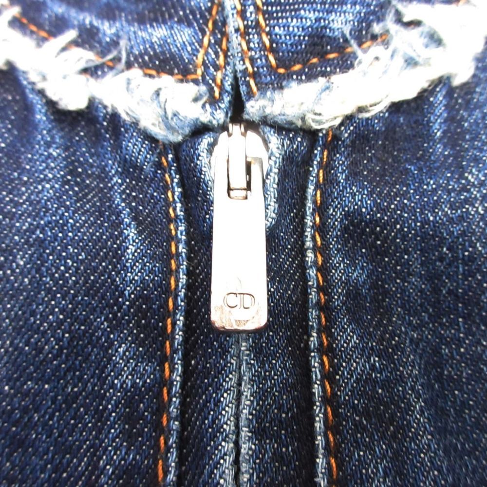 Dior Cutoff Denim Jumps All in One Coverall 36 Indigo Overalls