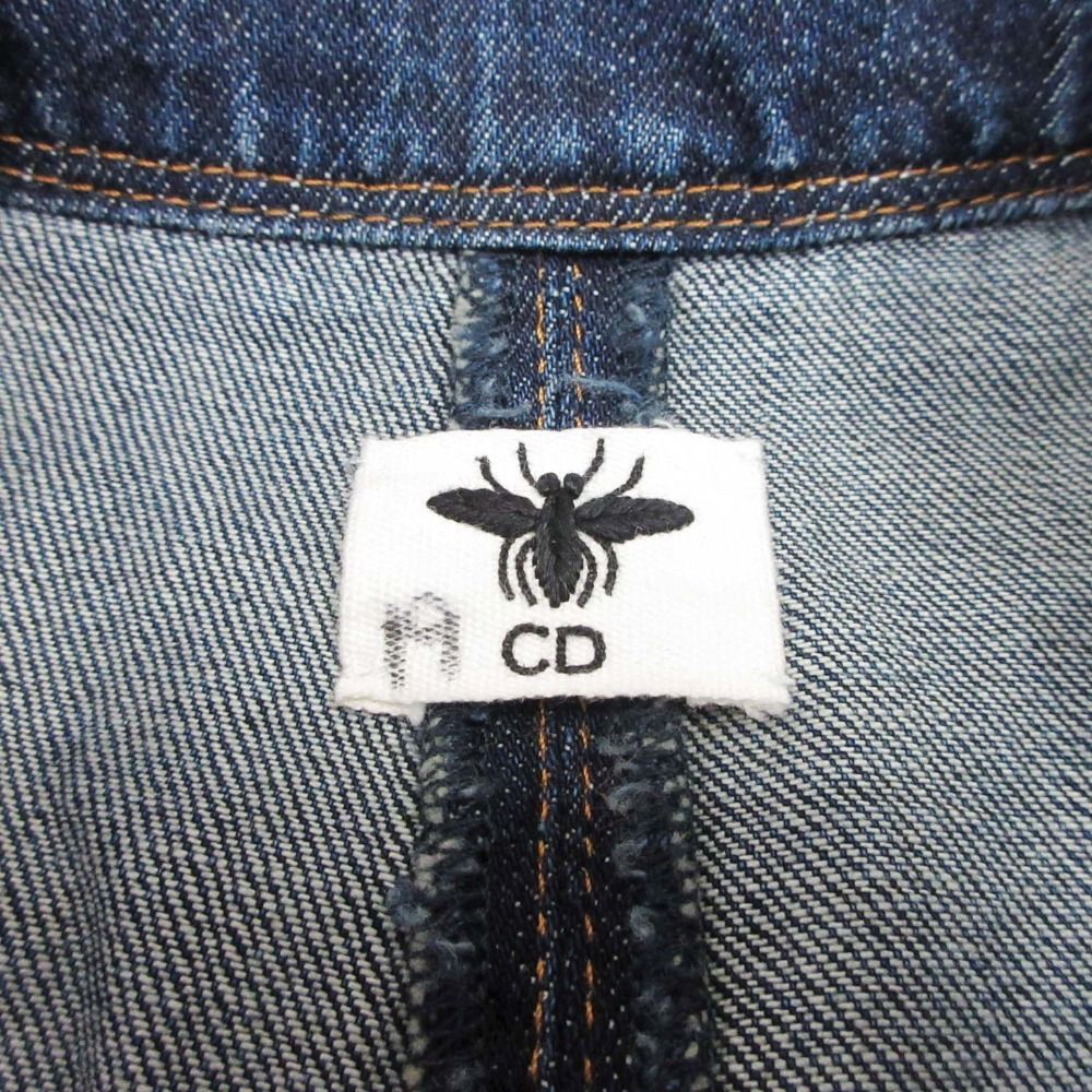 Dior Cutoff Denim Jumps All in One Coverall 36 Indigo Overalls