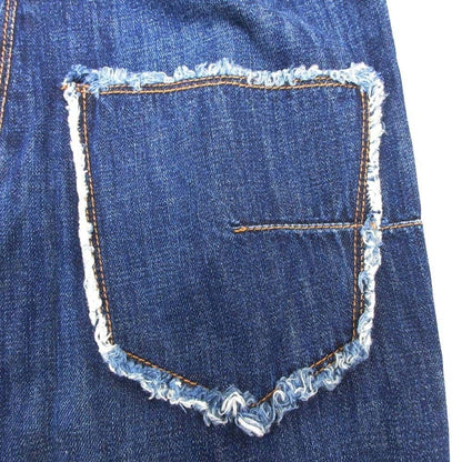 Dior Cutoff Denim Jumps All in One Coverall 36 Indigo Overalls