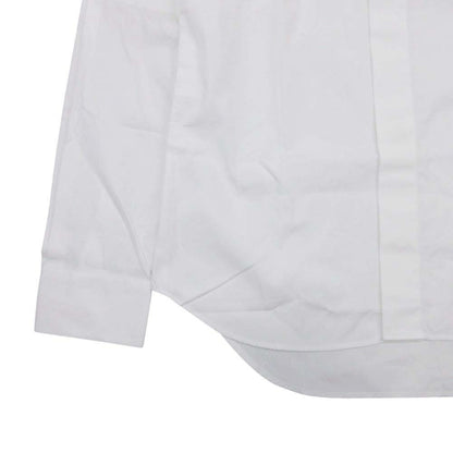 Dior Homme Dress Shirt Logo Embroidery Blouse Top Long Sleeve Fly Front 38 White