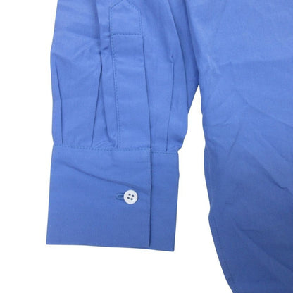 Dior Dress Shirt Cdlogo Bee Embroidery Blouse Top Long Sleeve 36 Blue