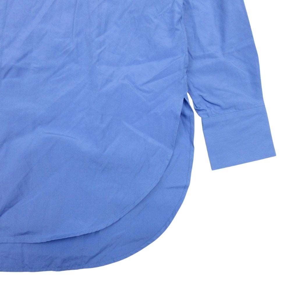 Dior Dress Shirt Cdlogo Bee Embroidery Blouse Top Long Sleeve 36 Blue