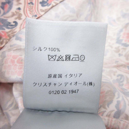 Dior Homme Amoako Boafo Silk Satin All Over Pattern Shirt Blouse Long Sleeve