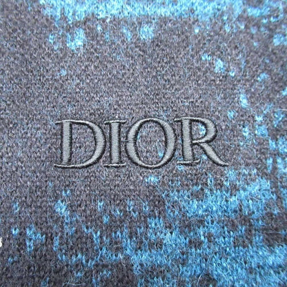 Dior Homme Peter Doig Milky Way Turtleneck Knit Mohair Blend Sweater L Black