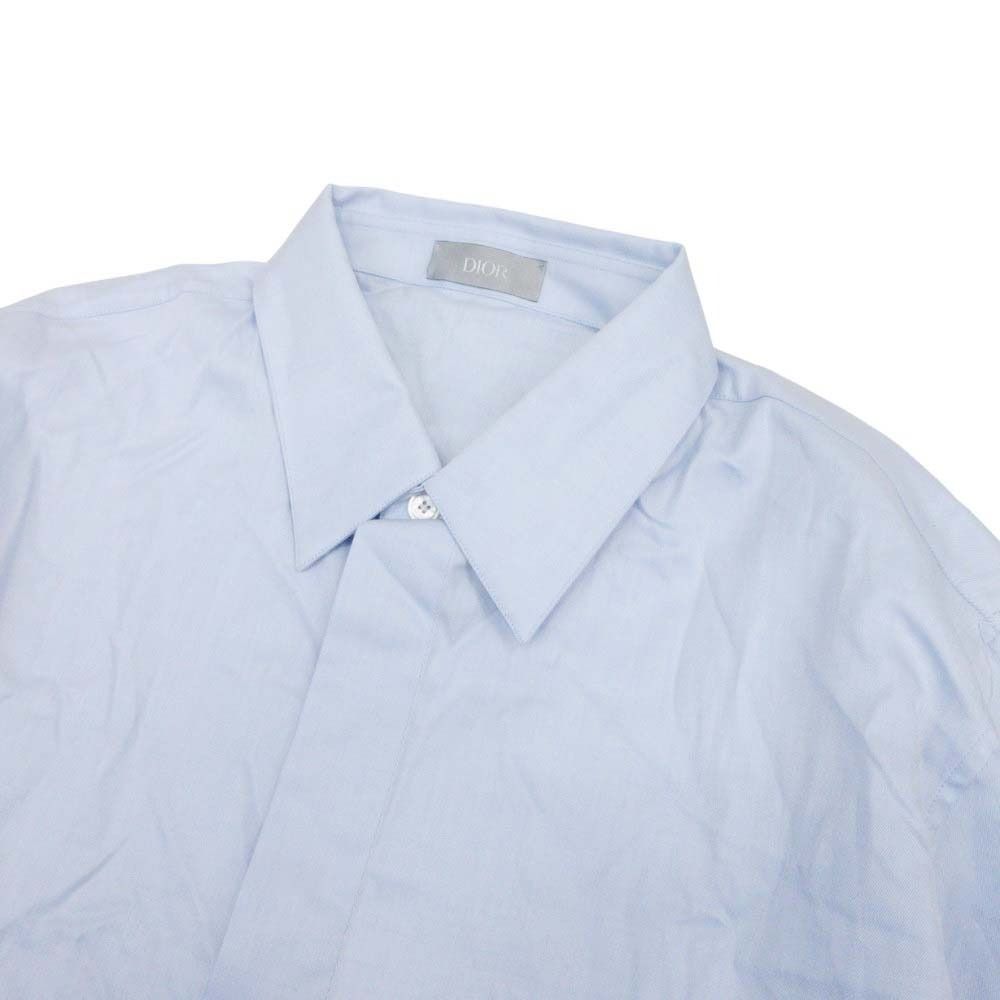 Dior Homme Dress Shirt Gothic Cdlogo Embroidery Top Long Sleeve Fly Front 39