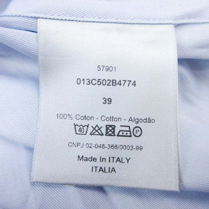 Dior Homme Dress Shirt Gothic Cdlogo Embroidery Top Long Sleeve Fly Front 39