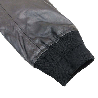 Dior Homme B-3 Shearling Leather Jacket 50 Black