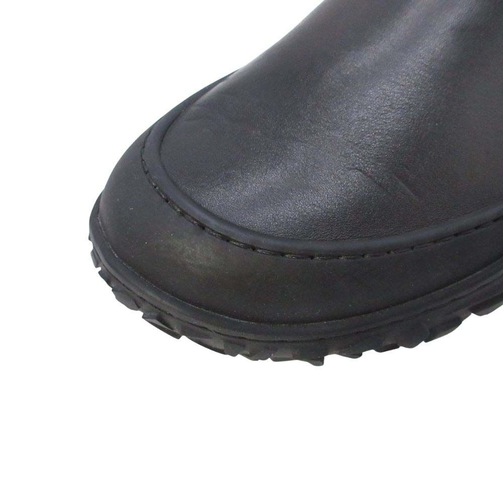 Dior Homme Side Gore Boots Chelsea Leather Shoes 40 Black