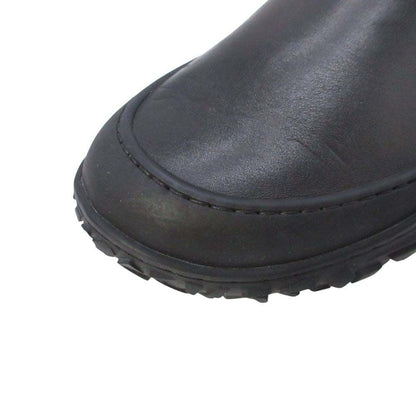 Dior Homme Side Gore Boots Chelsea Leather Shoes 40 Black