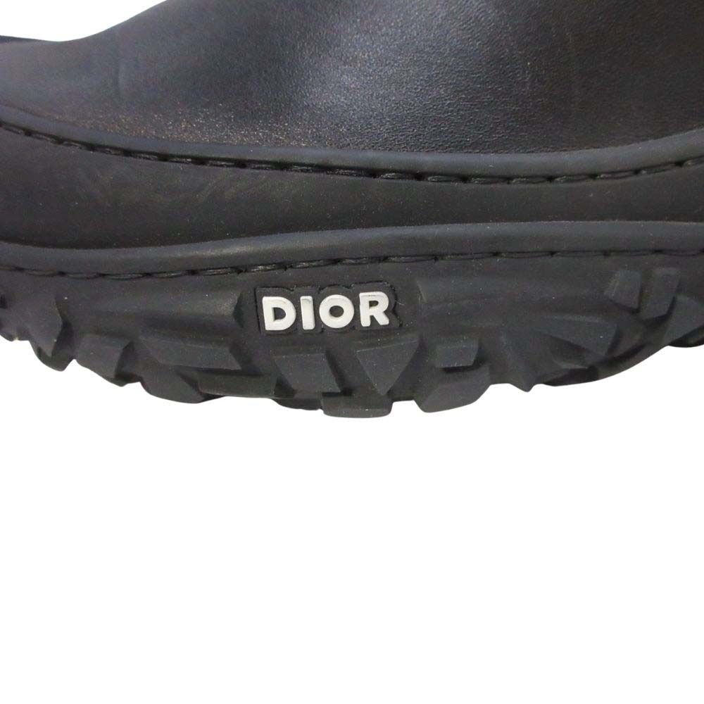 Dior Homme Side Gore Boots Chelsea Leather Shoes 40 Black