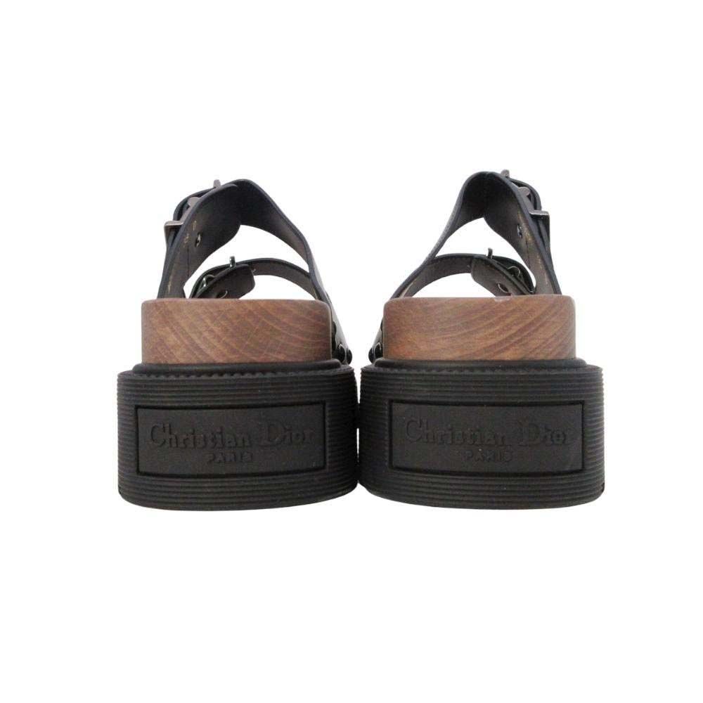 Dior Quake Platform Slide Sandals Shoes Black