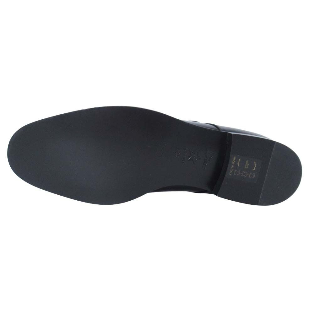 Dior Dress Shoes Plain Toe Derby Leather 38.5 Black