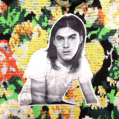 Louis Vuitton David Sims Flower Jacquard Knit Sweater M Yellow Green Multicolor