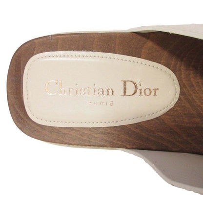 Dior Quake Platform Slide Sandals Shoes Ivory