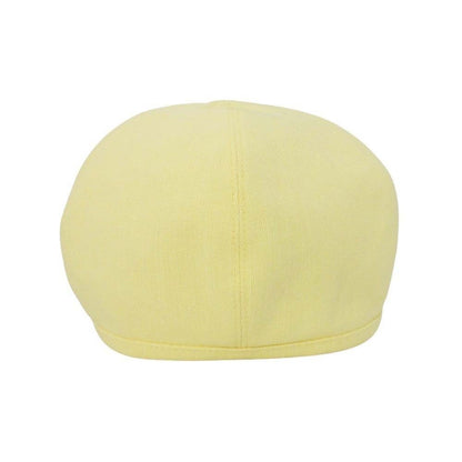 Hermes Gabrielle Beret Linen Silk Hat Cap 57 cm Yellow Handbag